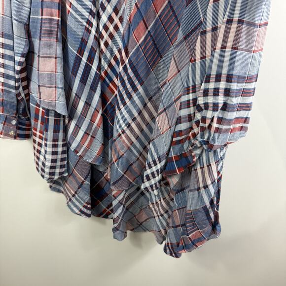 See and be seen Plaid Button Down Shirt for Women M - Picture 11 of 16